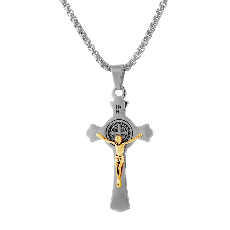 Jesus Christ Cross Chain Necklace