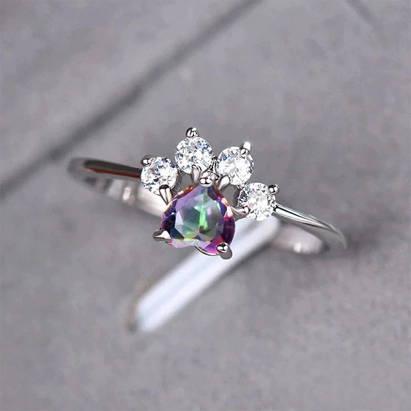 Cat's Paw Engagement Ring
