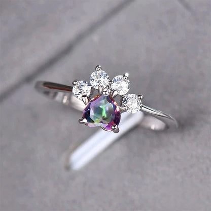 Cat's Paw Engagement Ring