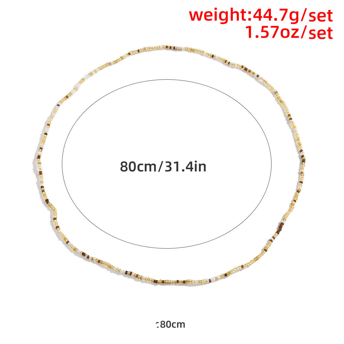 Waist Beads Colorful Crystals and Seashells