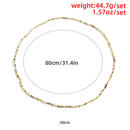 Waist Beads Colorful Crystals and Seashells