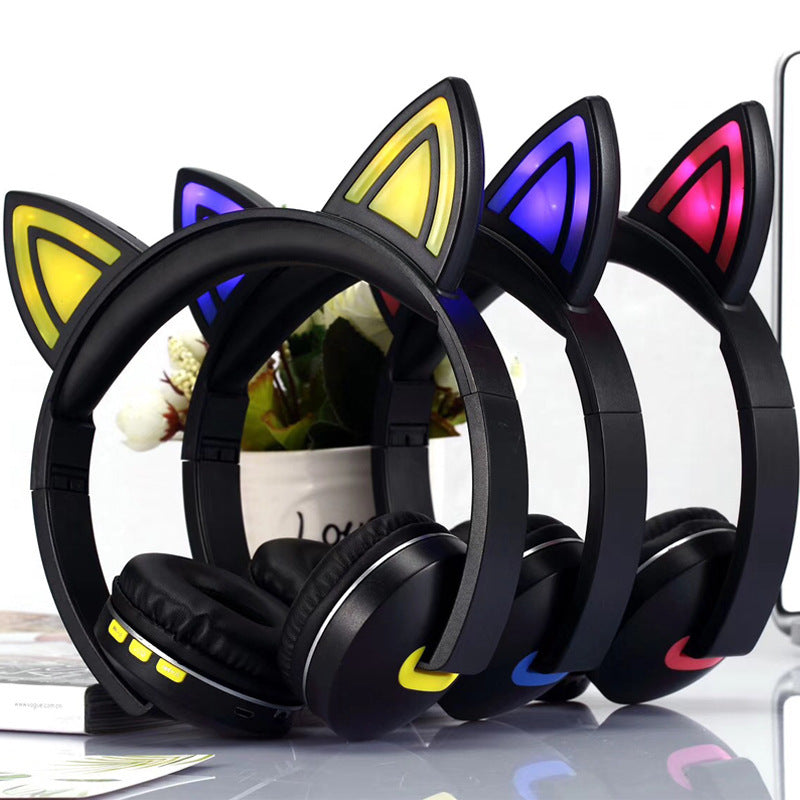 Cute Cat Neon Headphones