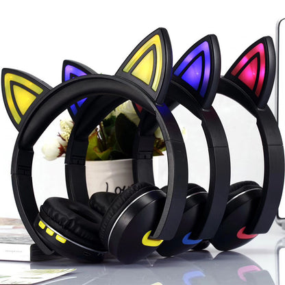 Cute Cat Neon Headphones