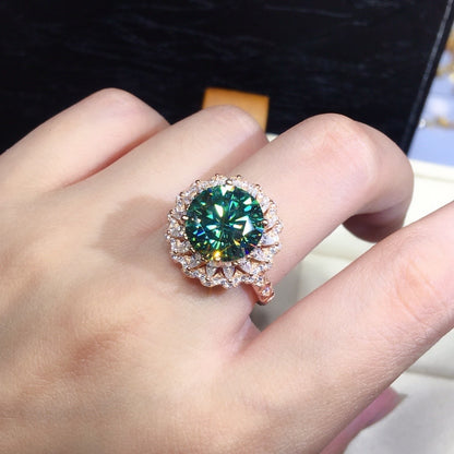 Luxury Open-Back Ring With Fire Opals