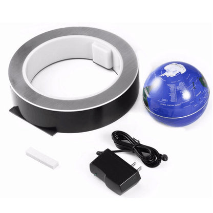 Mapa mundial flotante de gravedad redonda 