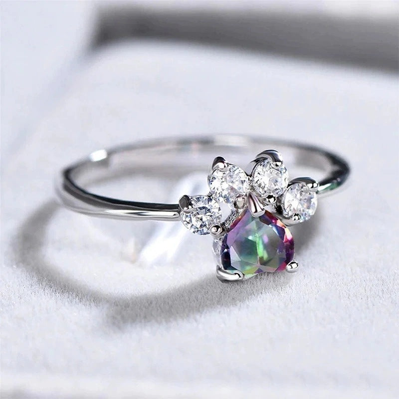 Cat's Paw Engagement Ring