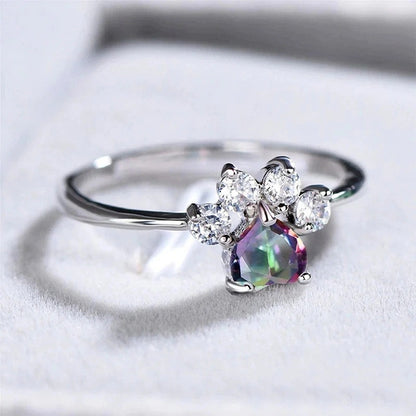 Cat's Paw Engagement Ring