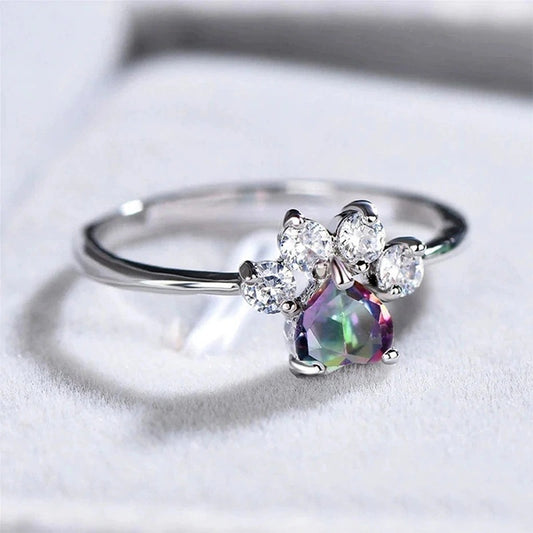 Cat's Paw Engagement Ring