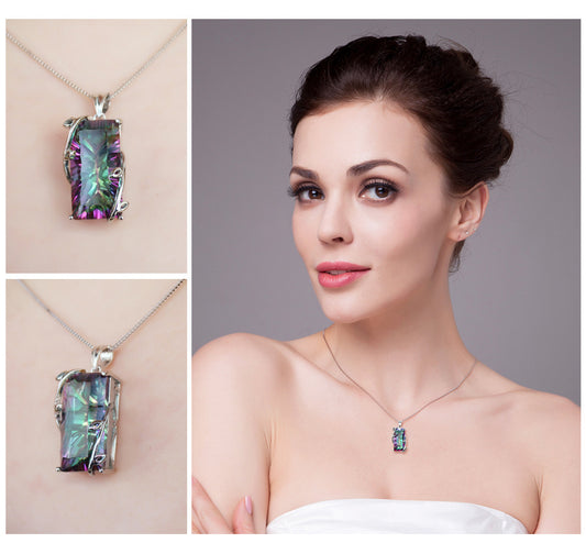 Tourmaline Crystal Gemstone Chain