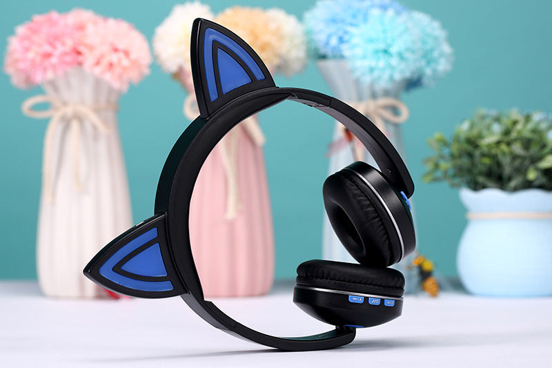 Cute Cat Neon Headphones