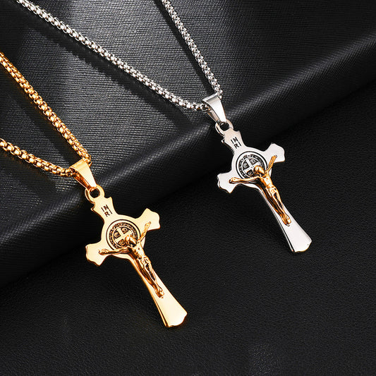 Jesus Christ Cross Chain Necklace