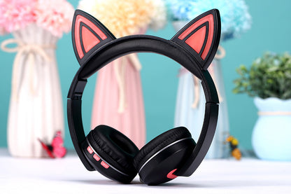 Cute Cat Neon Headphones