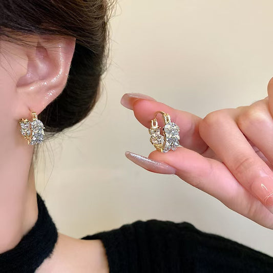 White Diamonds Wheat Earrings