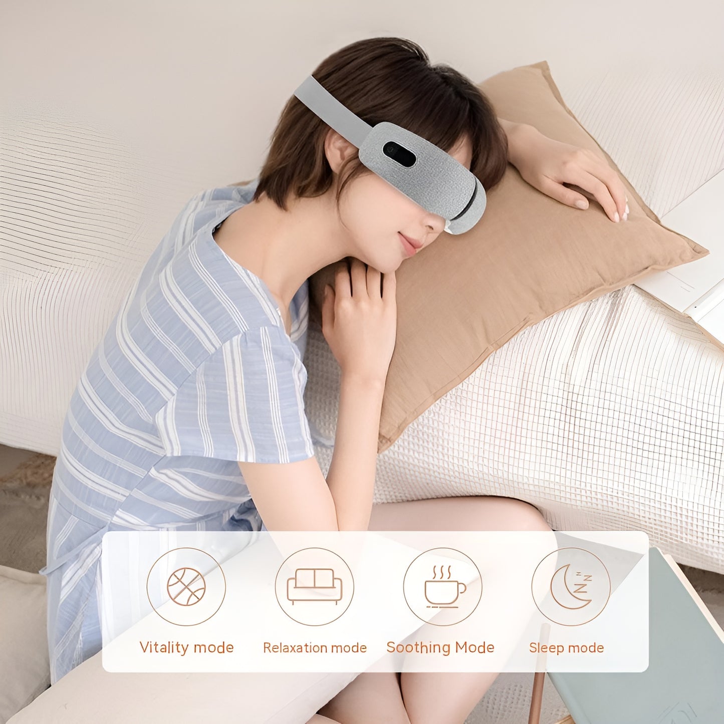 Eye Sleeping and Massaging Mask - 4 in 1
