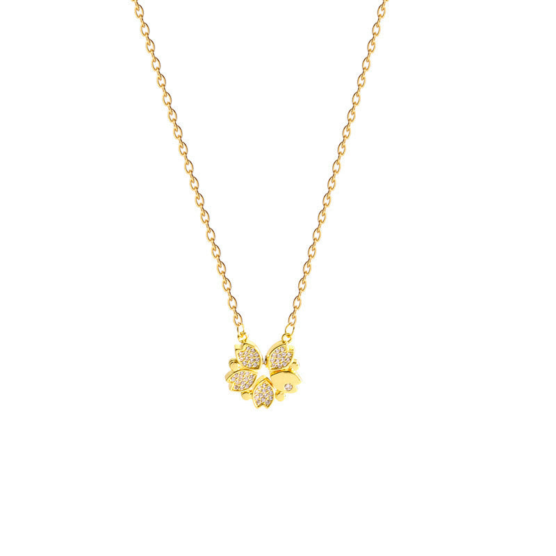 Lucky Four-Leaf Clover Necklace