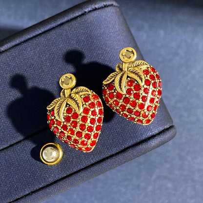 Strawberry Diamond Earrings