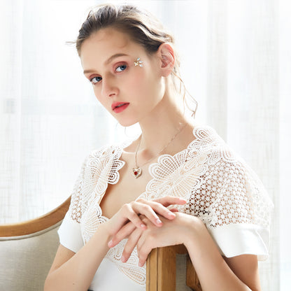 Heart Lovely Birthstone Necklace