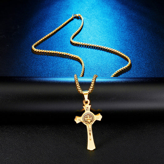 Jesus Christ Cross Chain Necklace
