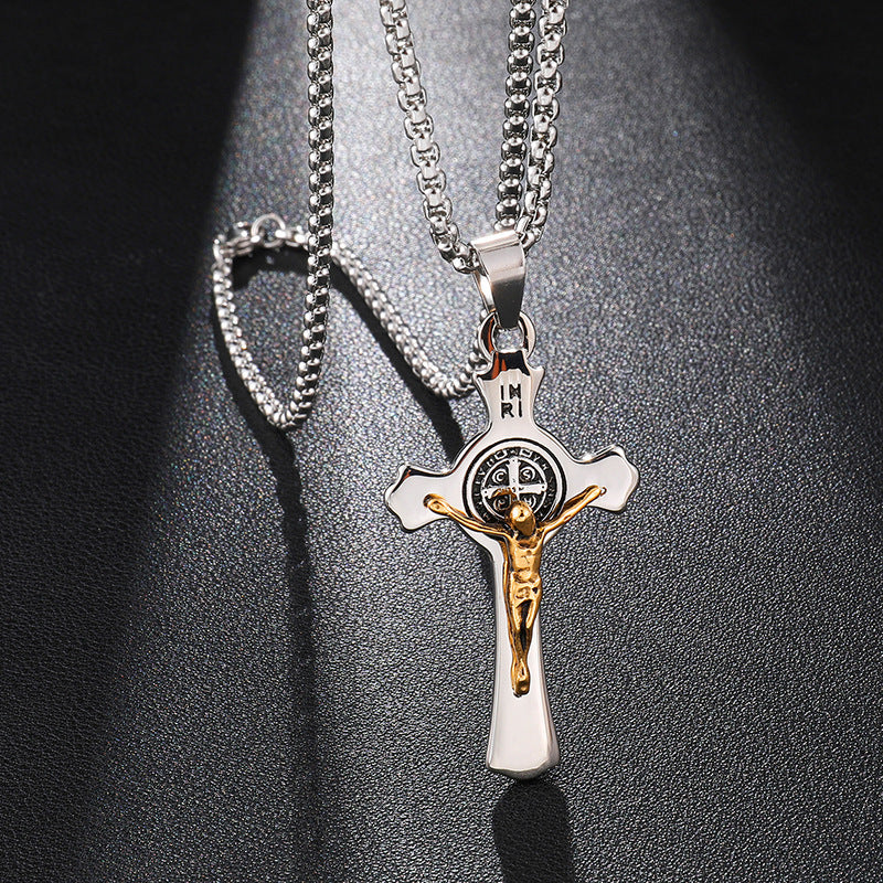 Jesus Christ Cross Chain Necklace