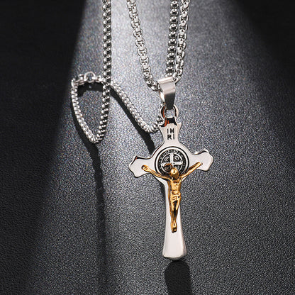 Jesus Christ Cross Chain Necklace