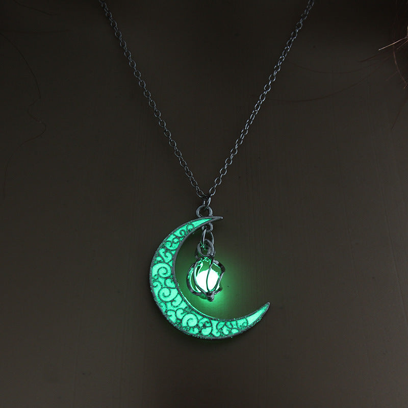 Glowing Moon Necklace
