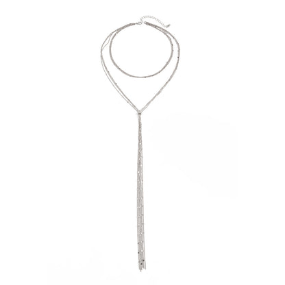 Multi-layer Y-shaped Tassel Chest and Back Chain