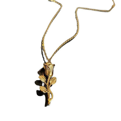 Golden Rose Necklace