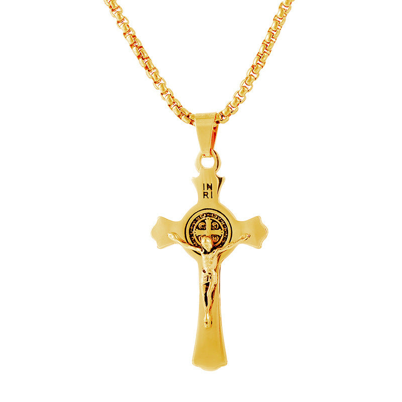 Jesus Christ Cross Chain Necklace