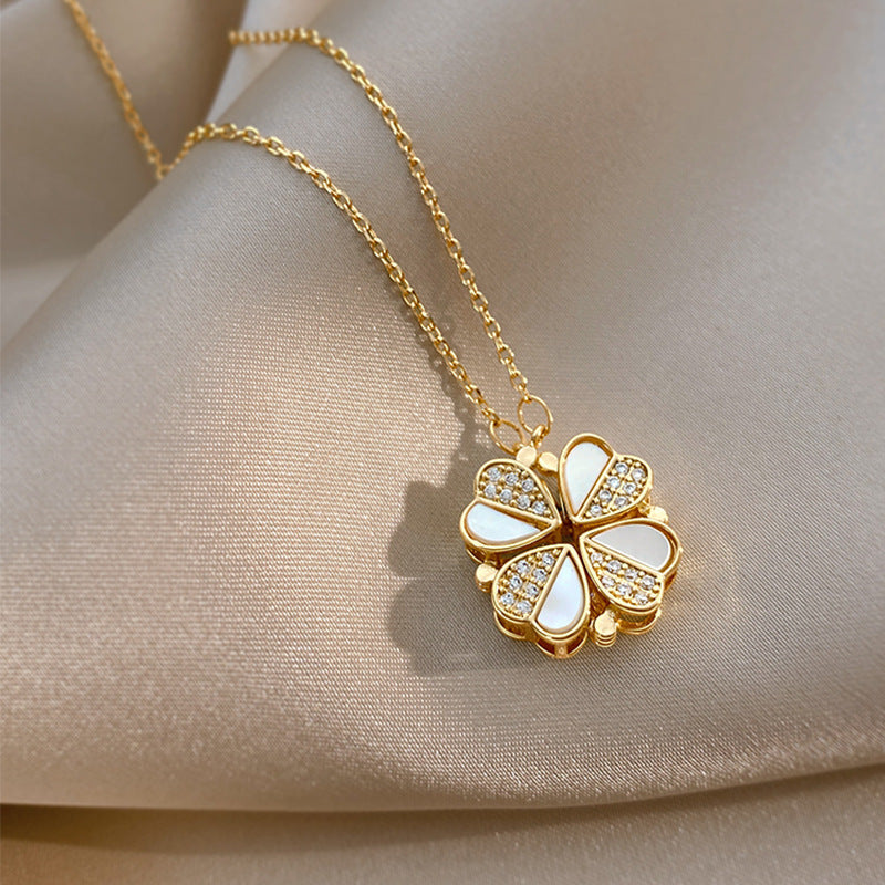 Lucky Four-Leaf Clover Necklace