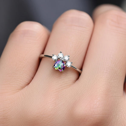 Cat's Paw Engagement Ring