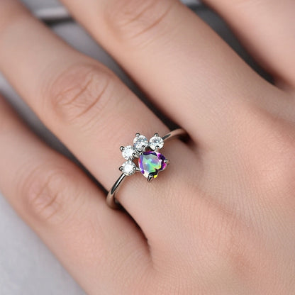 Cat's Paw Engagement Ring