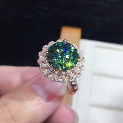 Luxury Open-Back Ring With Fire Opals