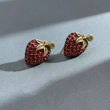 Strawberry Diamond Earrings