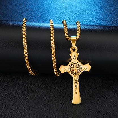 Jesus Christ Cross Chain Necklace
