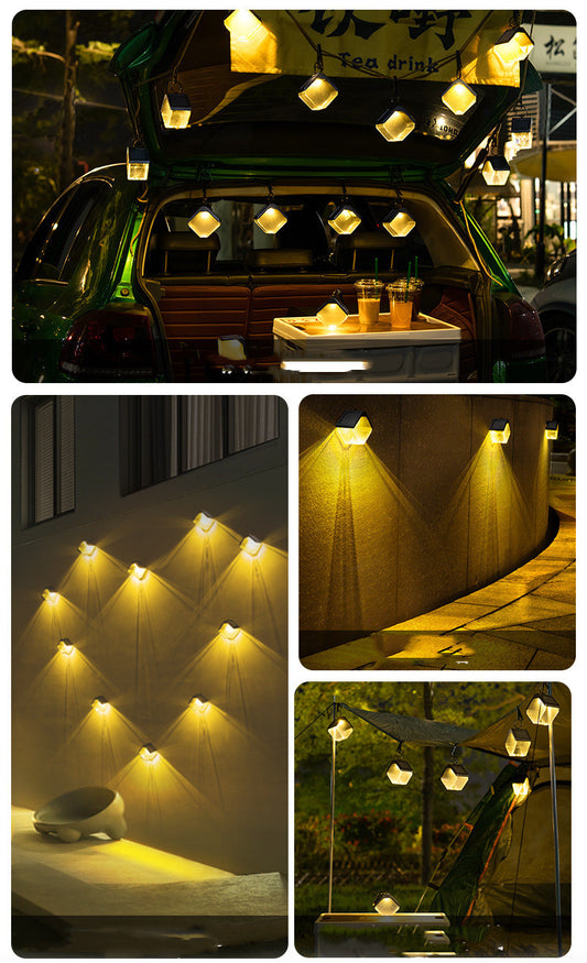 Ice Cube-Shaped Garden and Home Lights