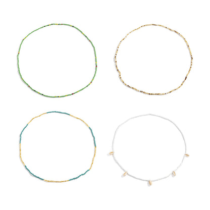 Waist Beads Colorful Crystals and Seashells