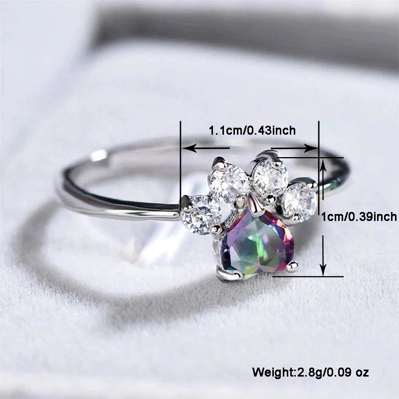 Cat's Paw Engagement Ring