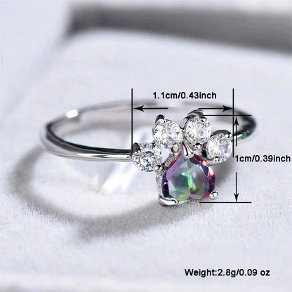 Cat's Paw Engagement Ring
