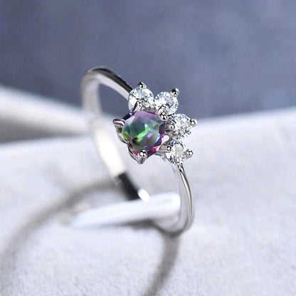 Cat's Paw Engagement Ring