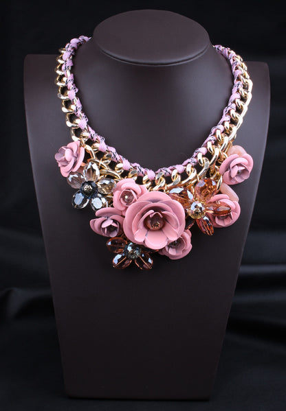 Fashion Floral Short Clavicle Chain