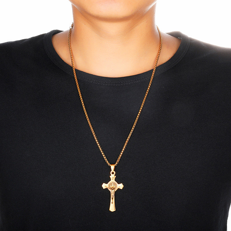 Jesus Christ Cross Chain Necklace